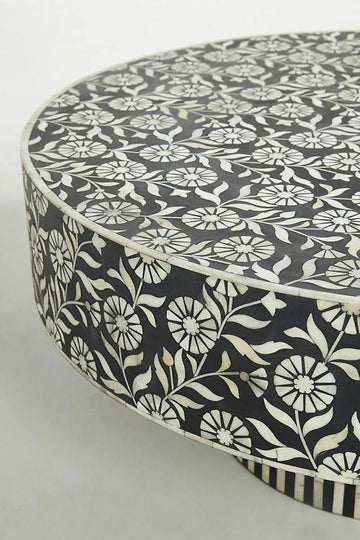 Arden coffee table in bone inlay  by Ashborn Furniture