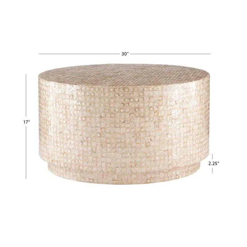 Astra coffee table in mother of pearl  by Ashborn Furniture | Image 2