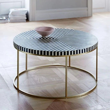 Arista Design coffee tables in bone inlay  by Ashborn Furniture | Image 2