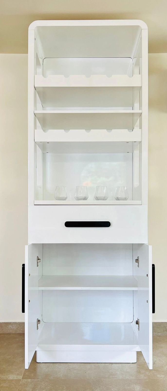 white bar cabinet By Ashborn furniture | Image 2