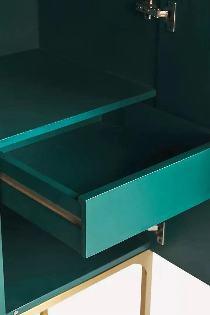 optical inlay Bar cabinet By Ashborn furniture | Image 5