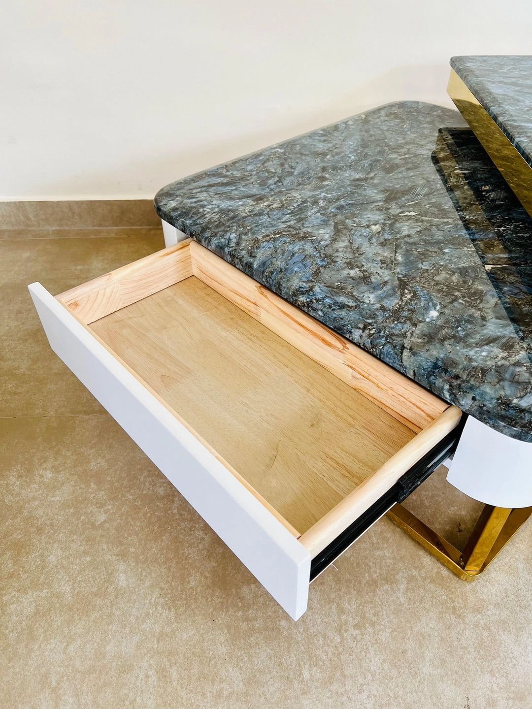 Mettalic essence nesting table   by Ashborn Furniture | Image 5