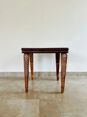 berma teak bone inlay end table  by Ashborn Furniture | Image 2
