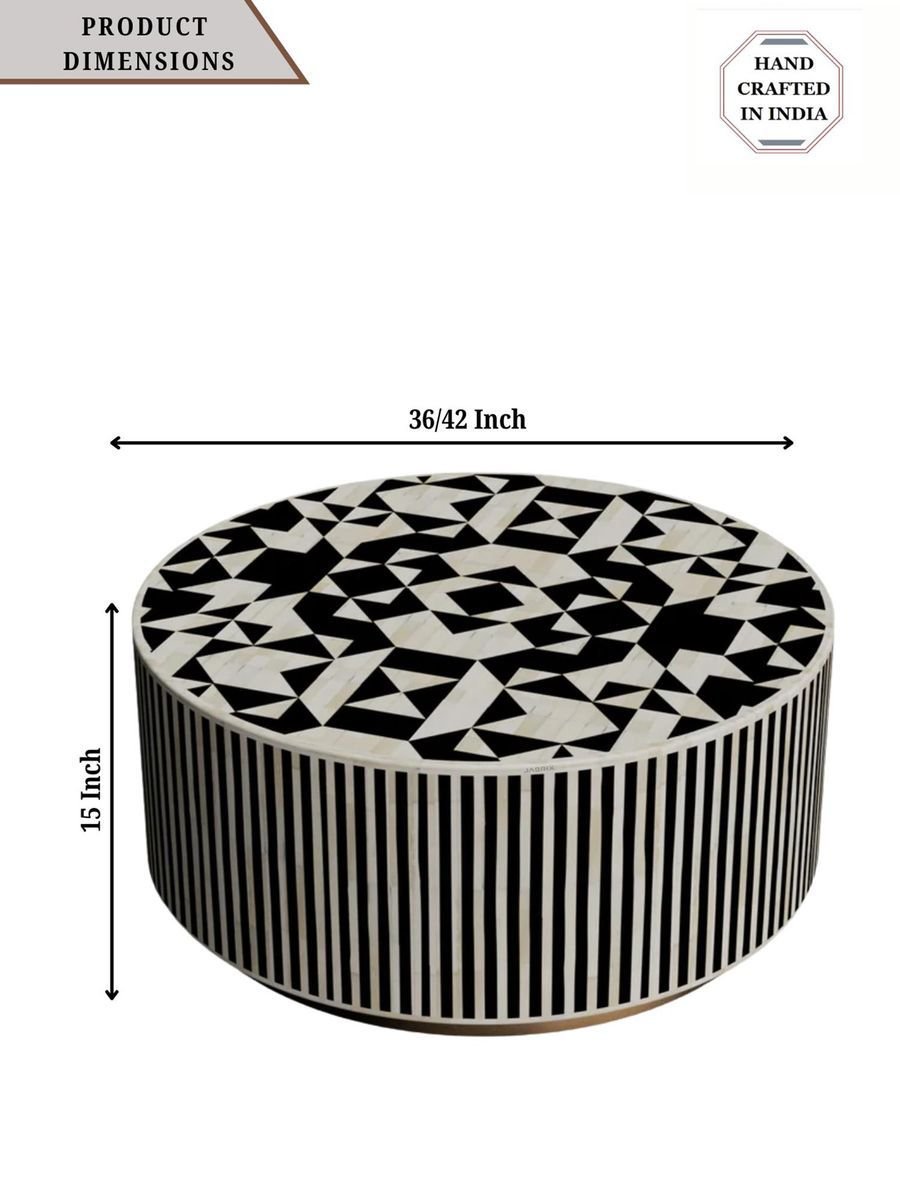 geometrical pattern coffee table by Ashborn furniture | Image 2