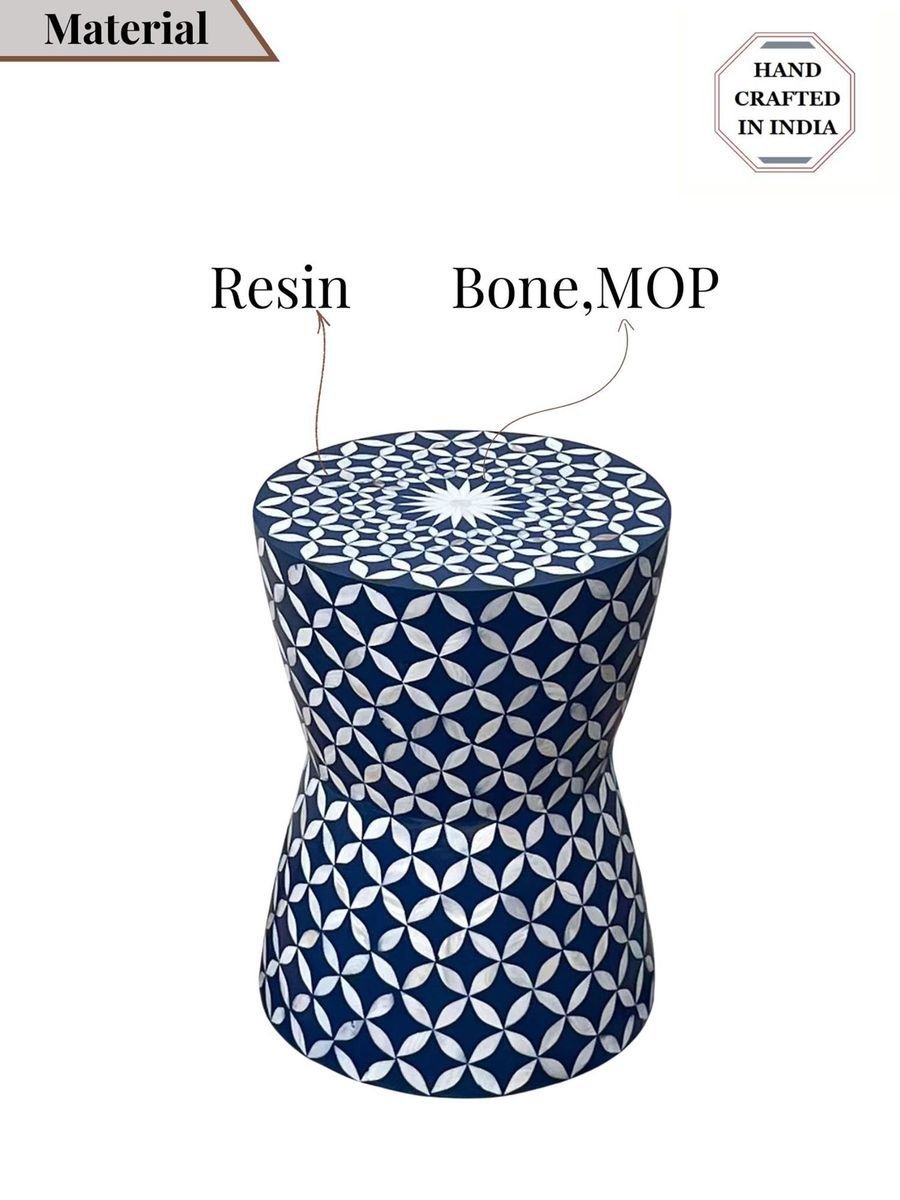 Geometrical pattern side table by Ashborn furniture | Image 2