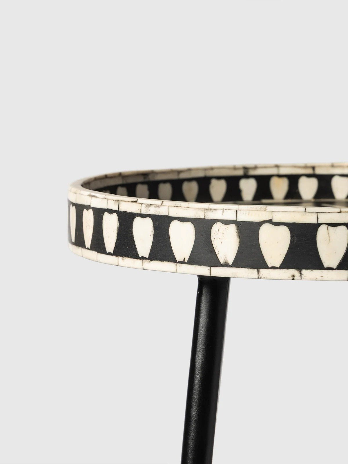 oslo bone inlay side table By Ashborn furniture | Image 3