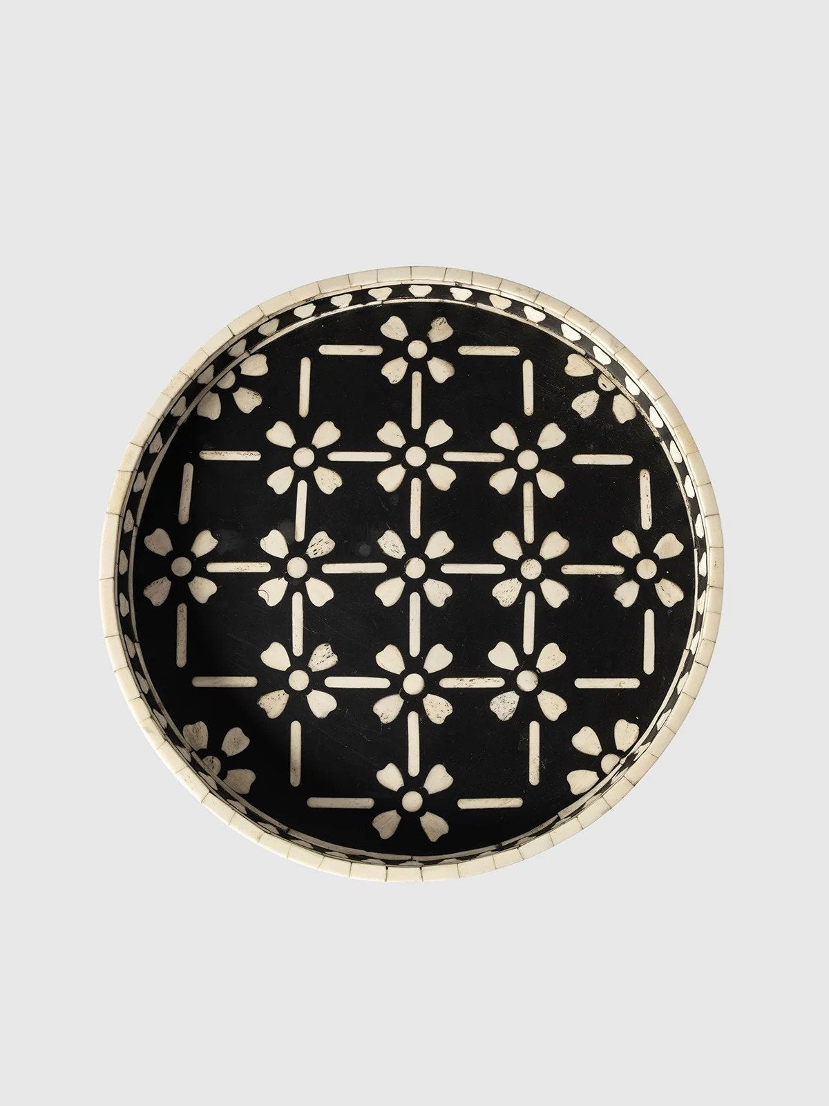 oslo bone inlay side table By Ashborn furniture | Image 4
