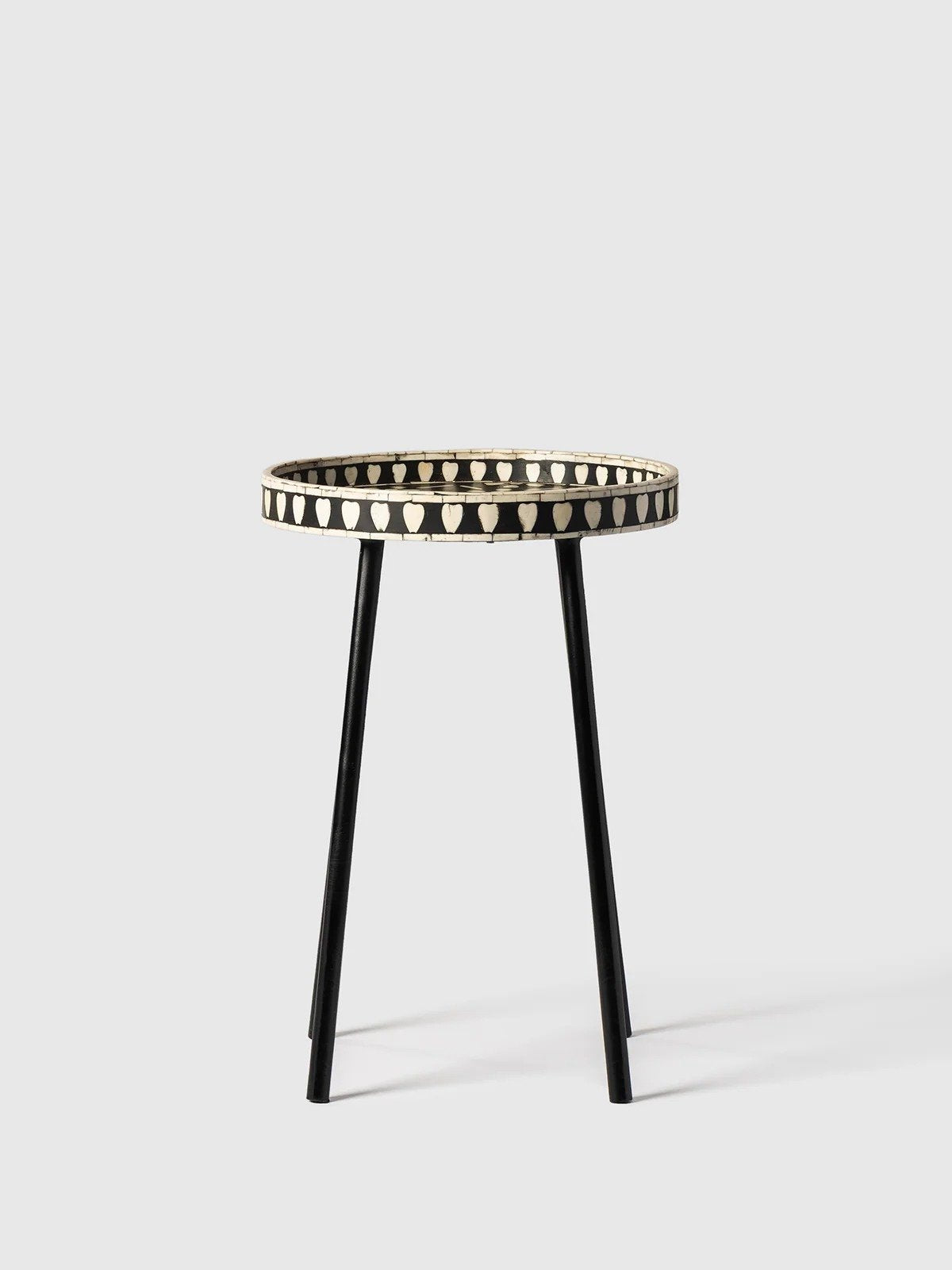 oslo bone inlay side table By Ashborn furniture | Image 5