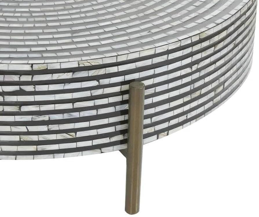round bone inlay coffee table by Ashborn furniture | Image 2