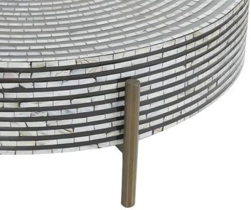 round bone inlay coffee table by Ashborn furniture | Image 2