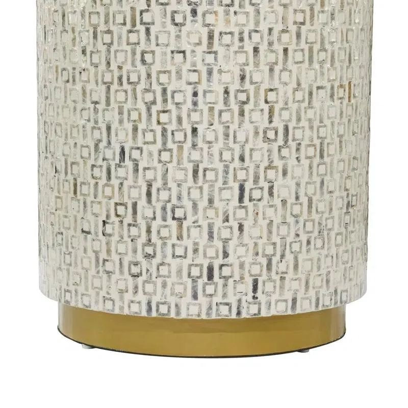 Regal Mother of pearl side table by Ashborn furniture | Image 2