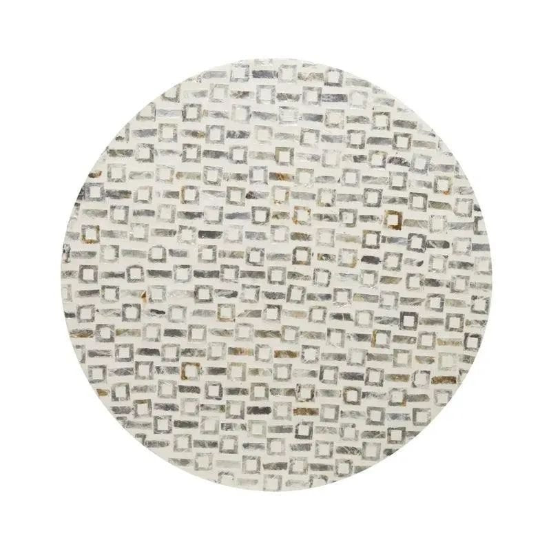 Regal Mother of pearl side table by Ashborn furniture | Image 4