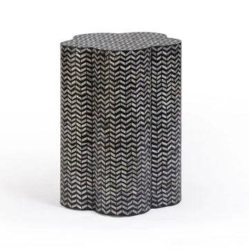 Aurora Mother of pearl side table by Ashborn furniture
