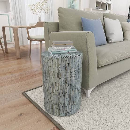 pearl garden mother of pearl side table
