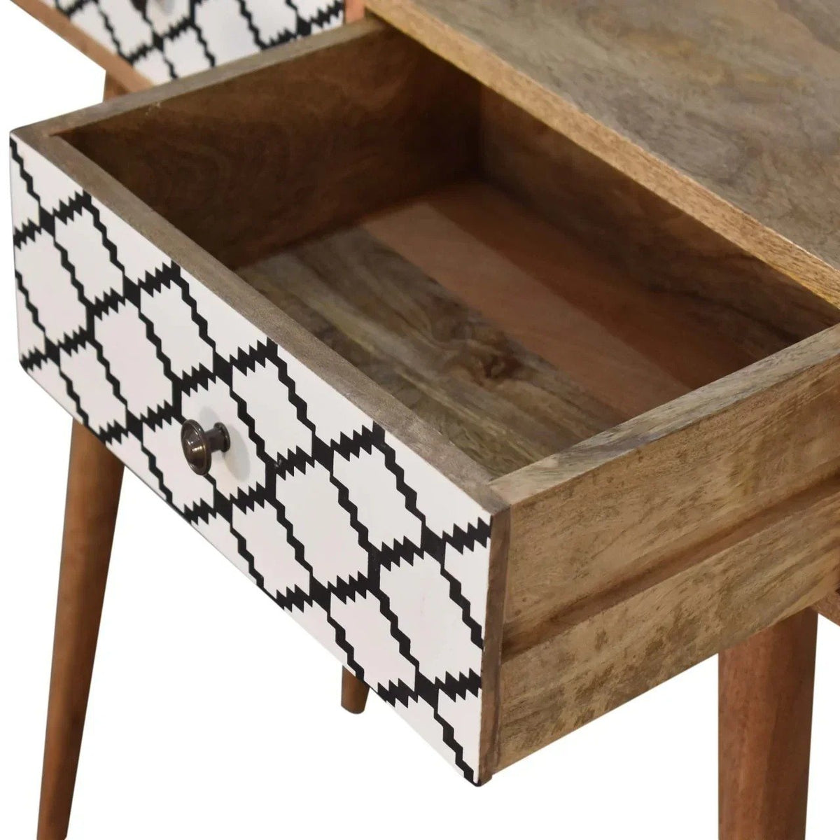 diamond bone inlay console table | Image 4