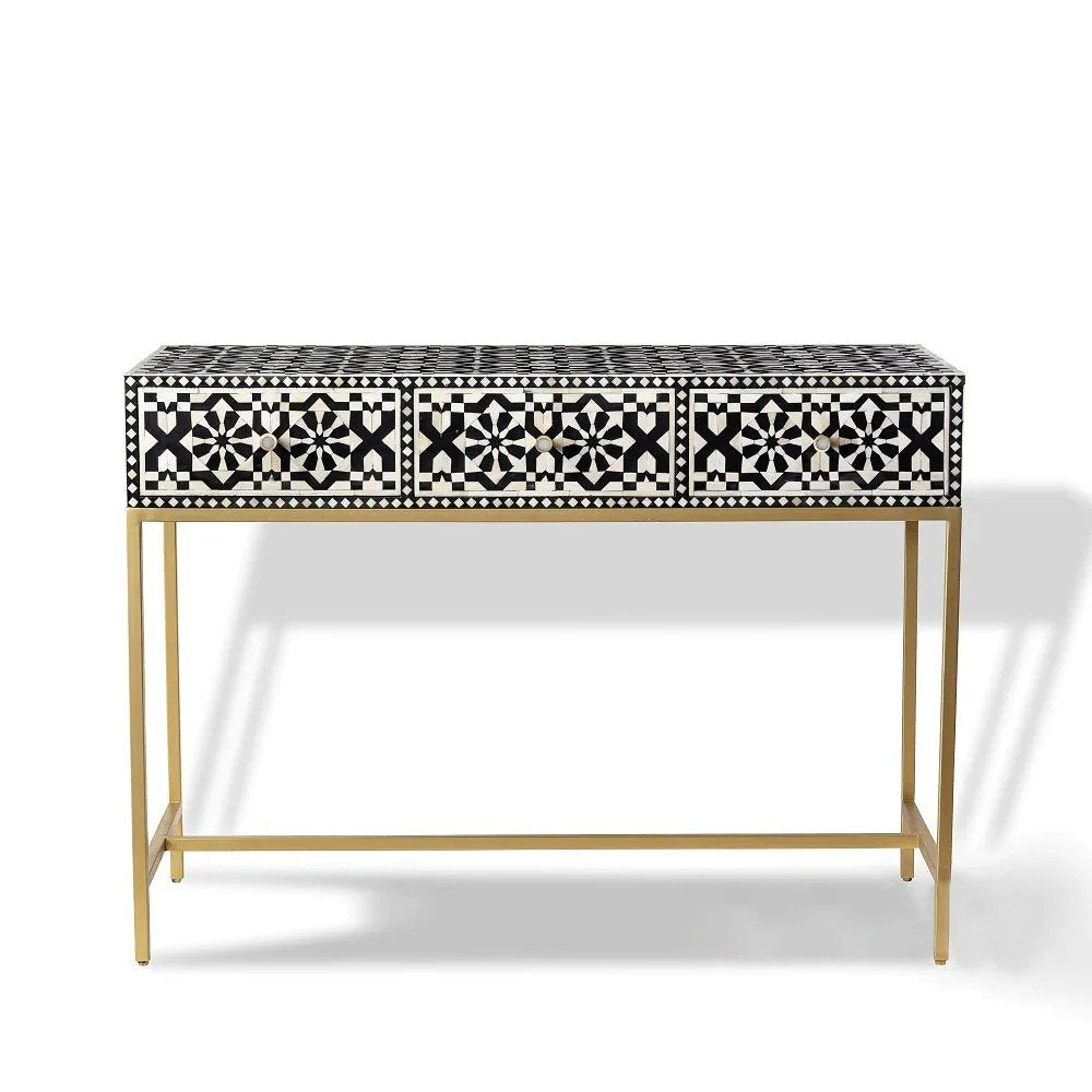 Azura bone inlay console table By Ashborn furniture | Image 3
