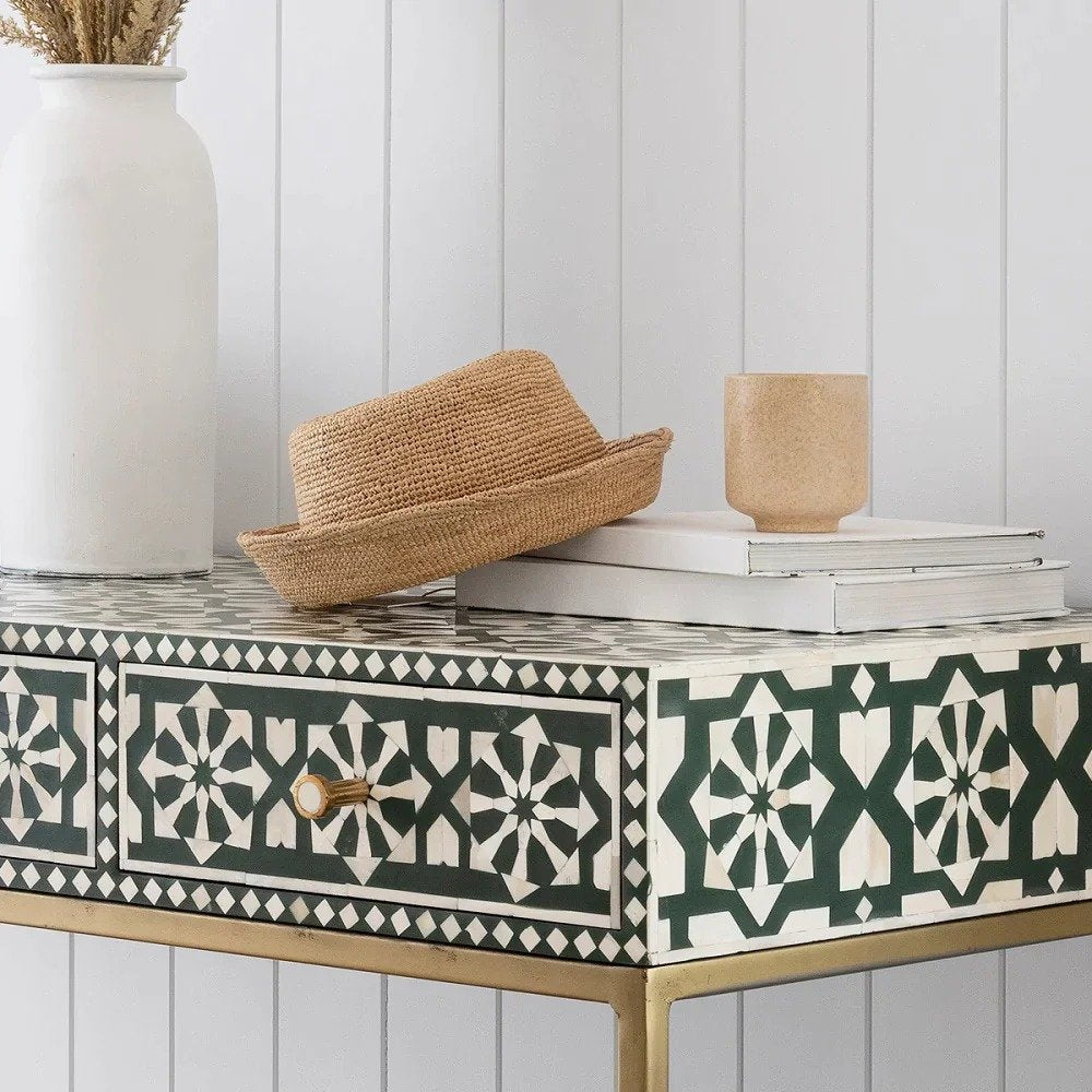 Azura bone inlay console table By Ashborn furniture | Image 4