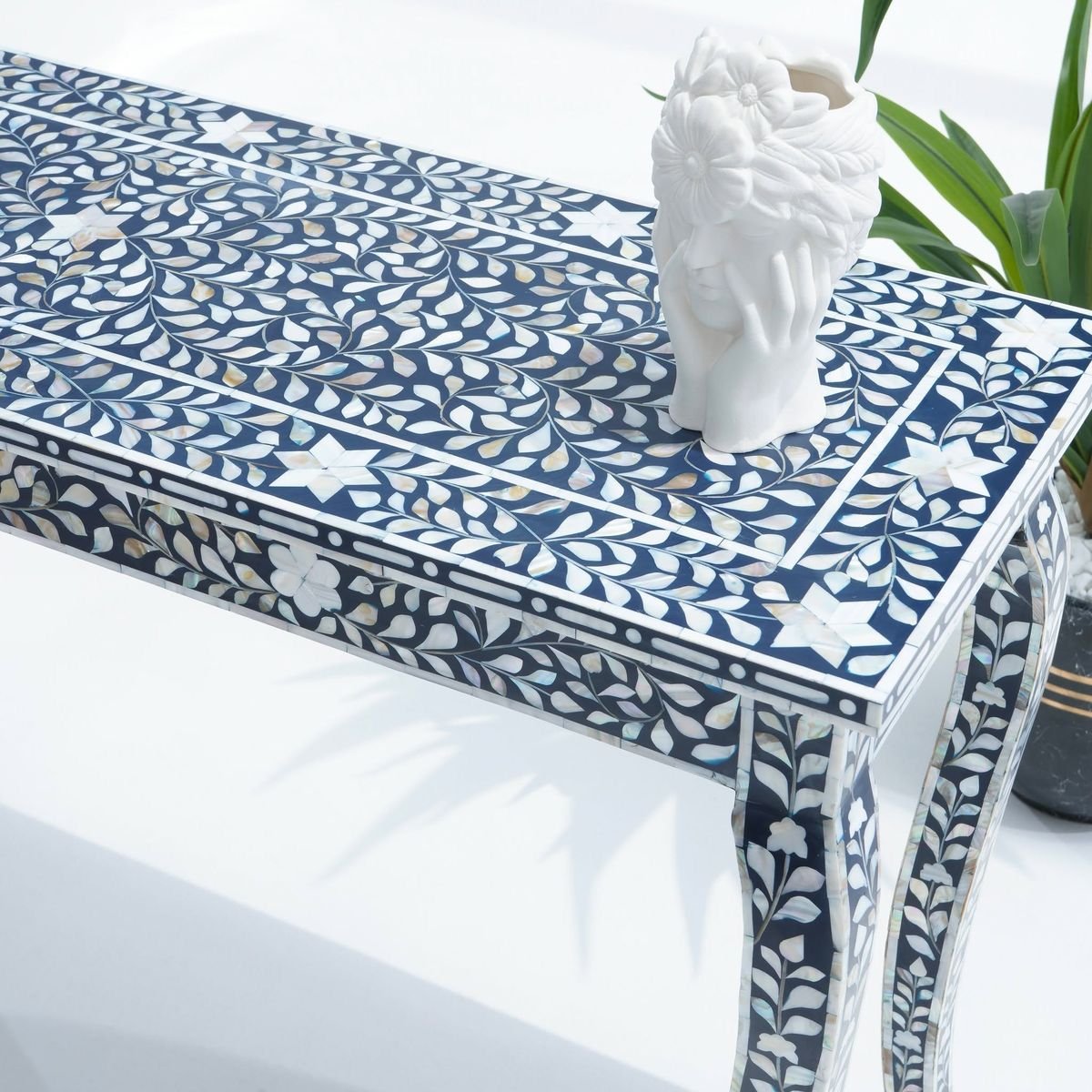 seina bone inlay console table By Ashborn furniture | Image 3