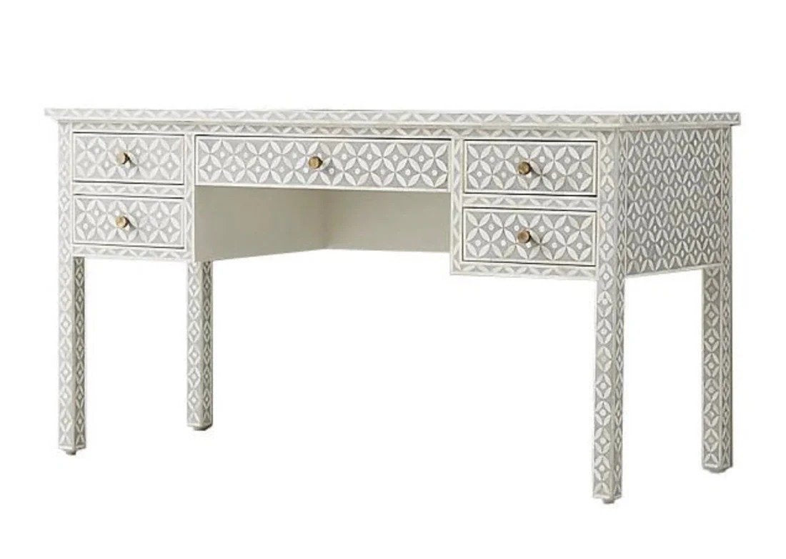 Symphony bone inlay console table By Ashborn furniture | Image 2