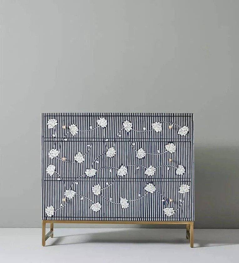 Ivory Blossom bone inlay by Ashborn furniture | Image 3