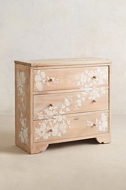heritage bloom mother of pearl chest of drawer By Ashborn furniture | Image 2