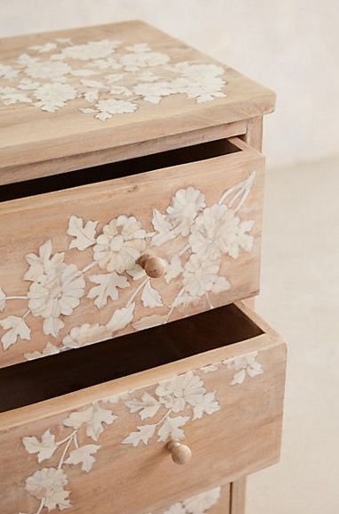 heritage bloom mother of pearl chest of drawer By Ashborn furniture | Image 3