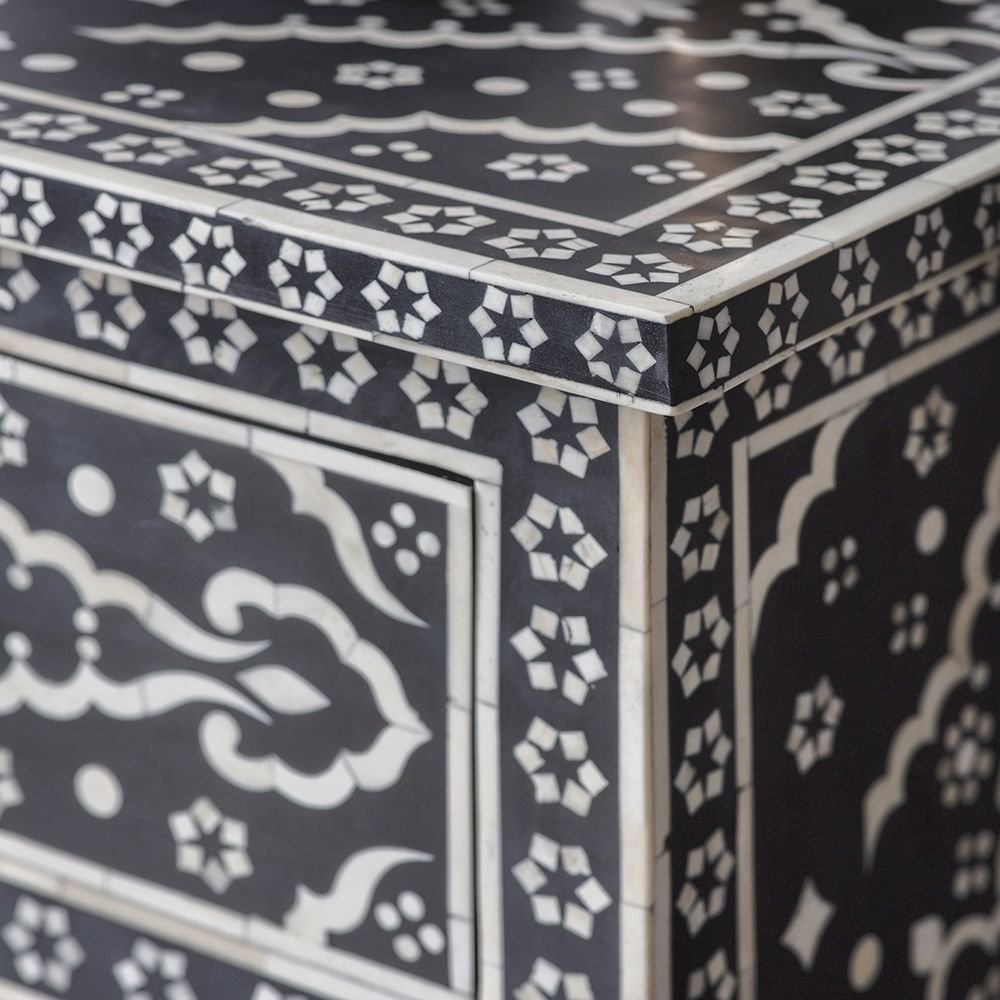 Legacy bone inlay chest of drawer by Ashborn furniture | Image 3
