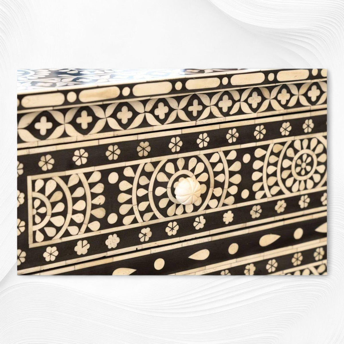 Eclipse bone inlay chest of drawer by Ashborn furniture | Image 2