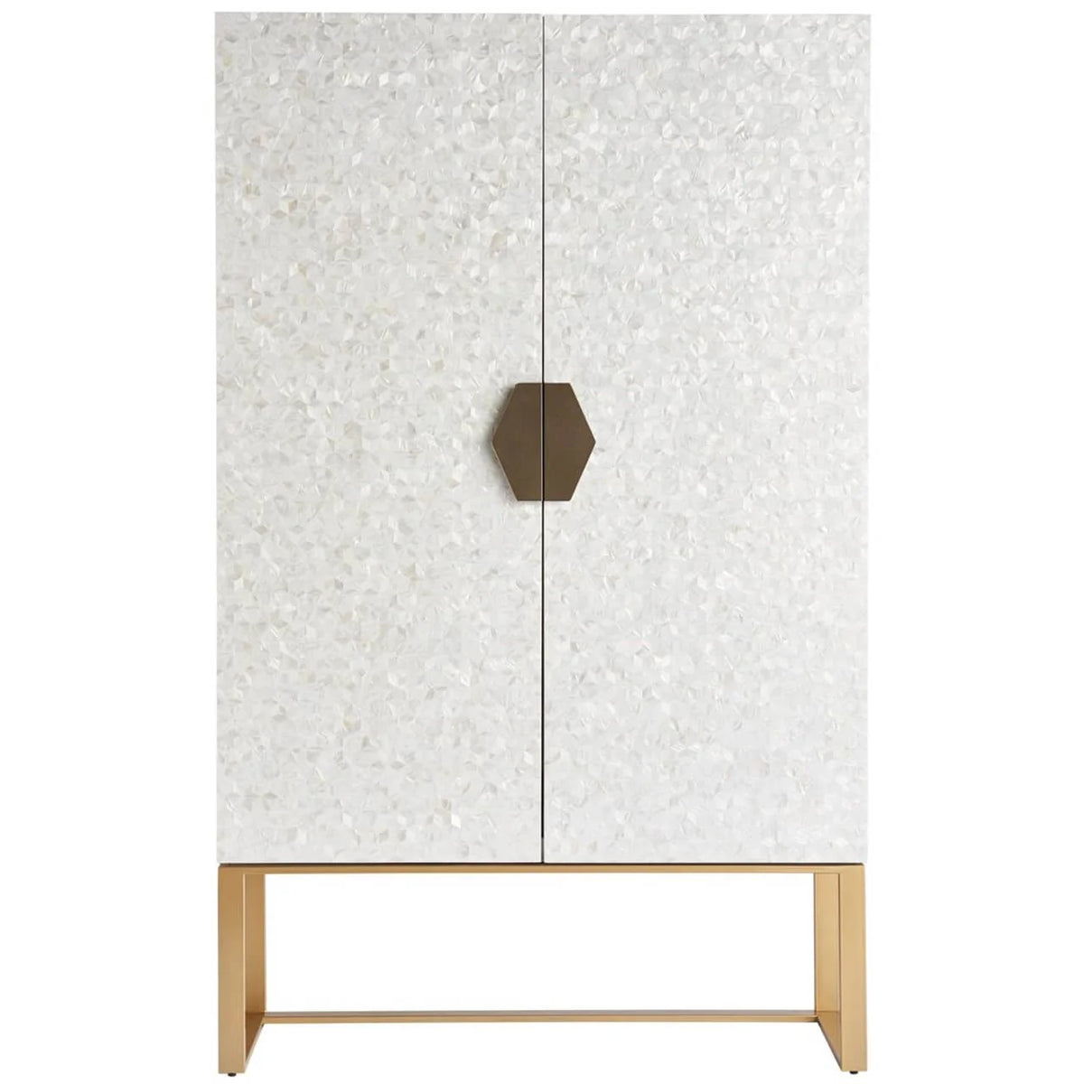 Royale mother of pearl bar cabinet by Ashborn furniture | Image 2