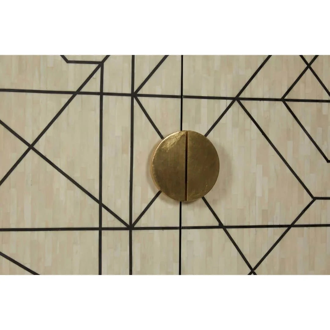 opulent bone inlay bar cabinet by Ashborn furniture | Image 2