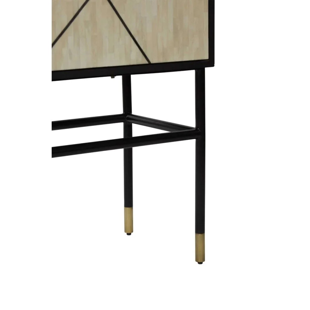 opulent bone inlay bar cabinet by Ashborn furniture | Image 3