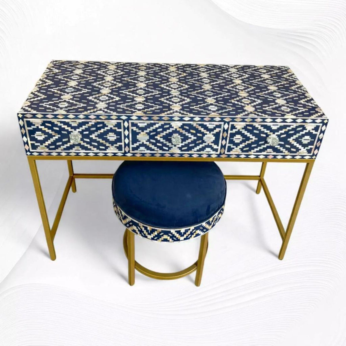 Ikkath Pattern dressing table By Ashboorn furniture | Image 3