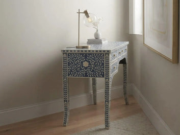 Willow bone inlay study table by Ashborn furniture | Image 2