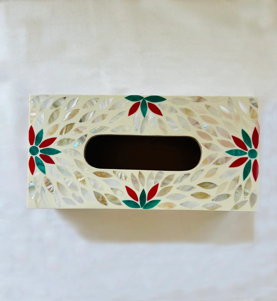 Opulent Pearl Tissue Box BY Ashborn furniture | Image 3