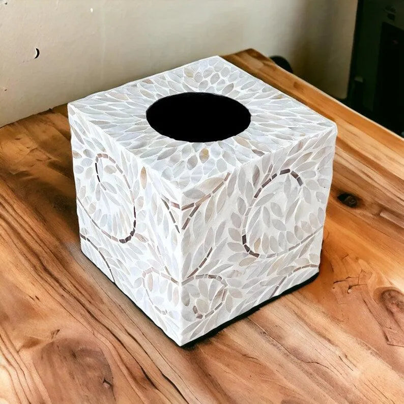 Swirl Vintage Tissue Box By Ashborn furniture | Image 2